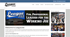 Desktop Screenshot of leaguejoe.com